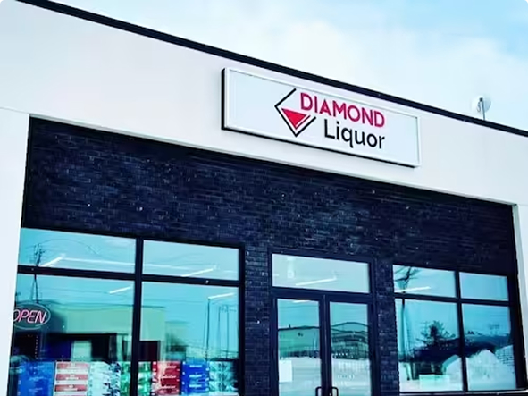 Diamond Liquor homepage